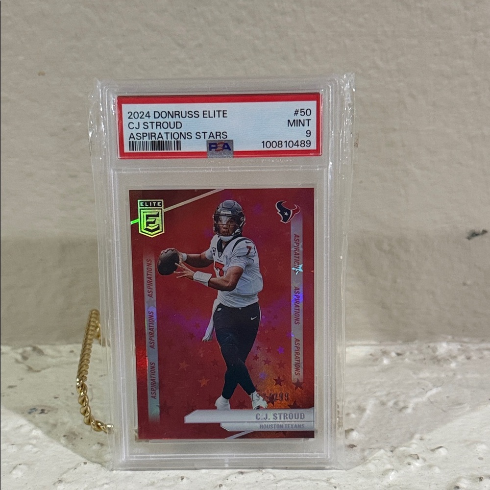 CJ Stroud - 2024 Donruss Elite Aspirations Stars - PSA 9 - numbered /299